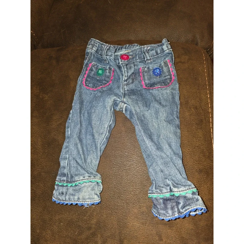 Gymboree sweet music bird top jeans 6 12 months and hat 0 12 months baby outfit